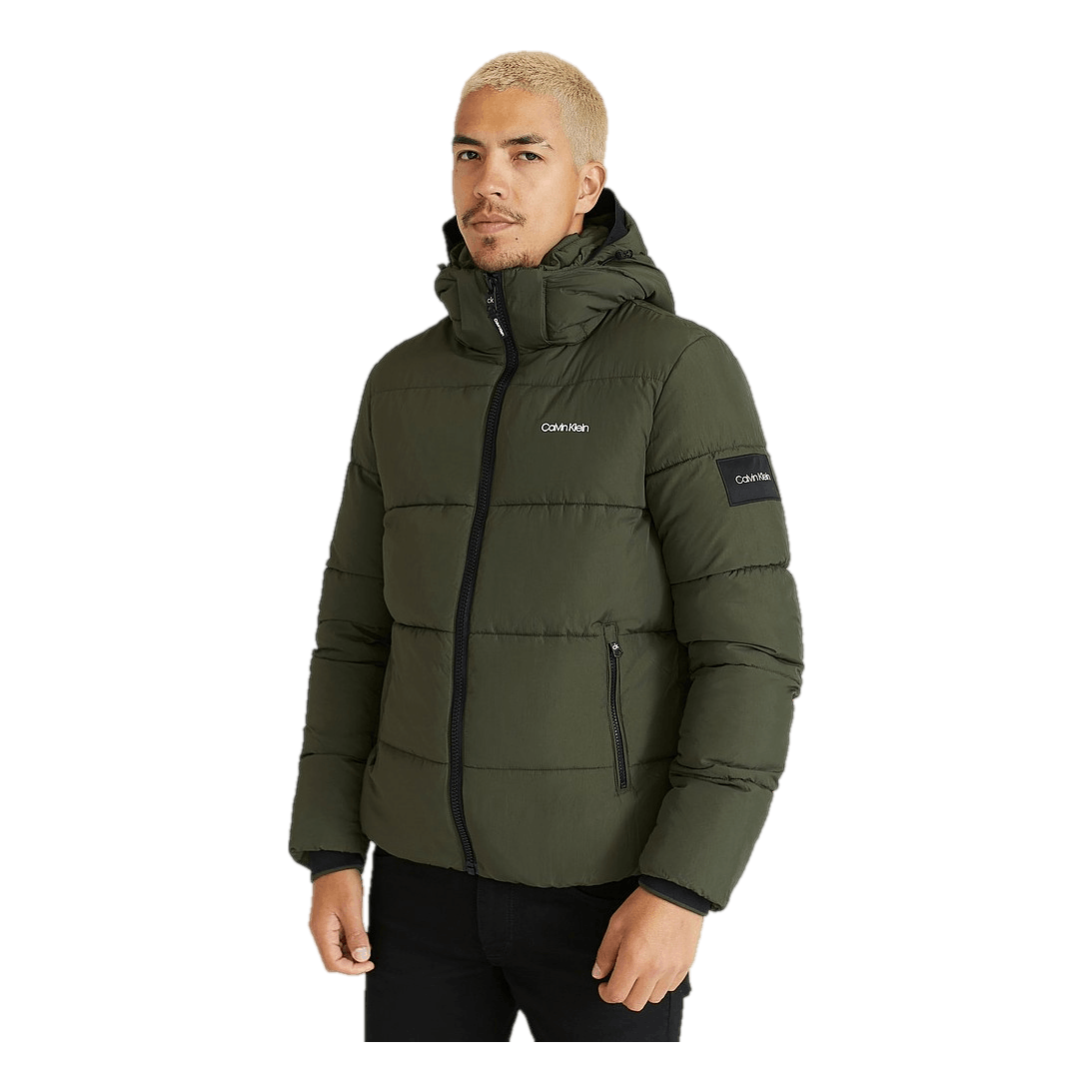 Calvin Klein Calvin Klein Crinkle Nylon Puffa Jacket Dark