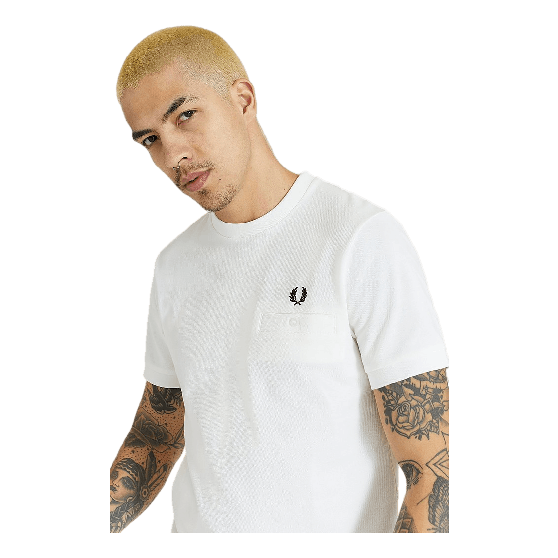 Fred Perry Pocket Detail Pique 129