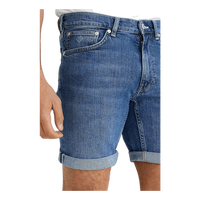 D1. Regular Gant Jeans Shorts Semi Light Indigo Worn