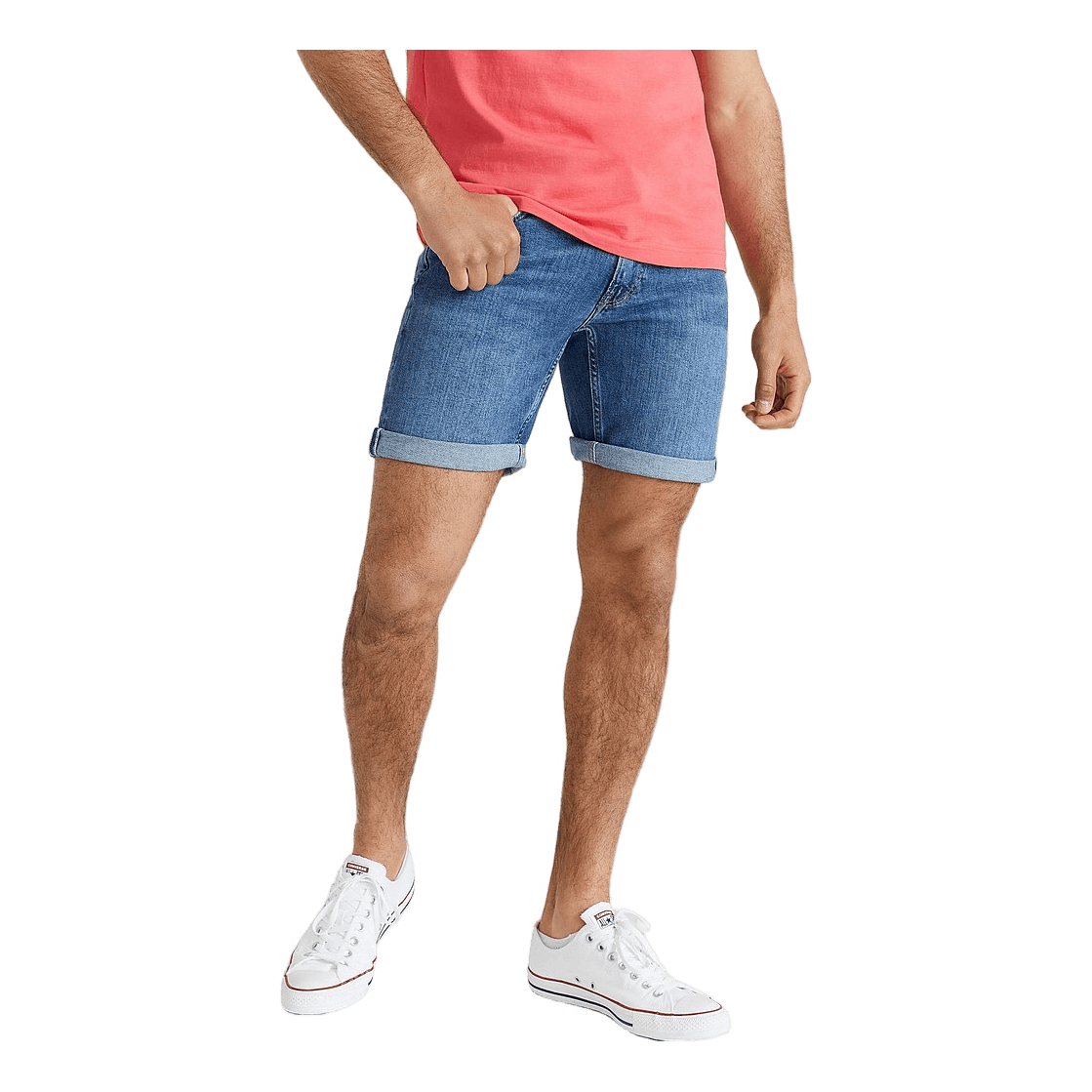 D1. Regular Gant Jeans Shorts Semi Light Indigo Worn