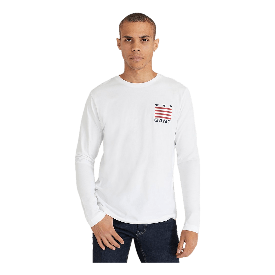 D1. Gant Retro Shield Ls T-shi