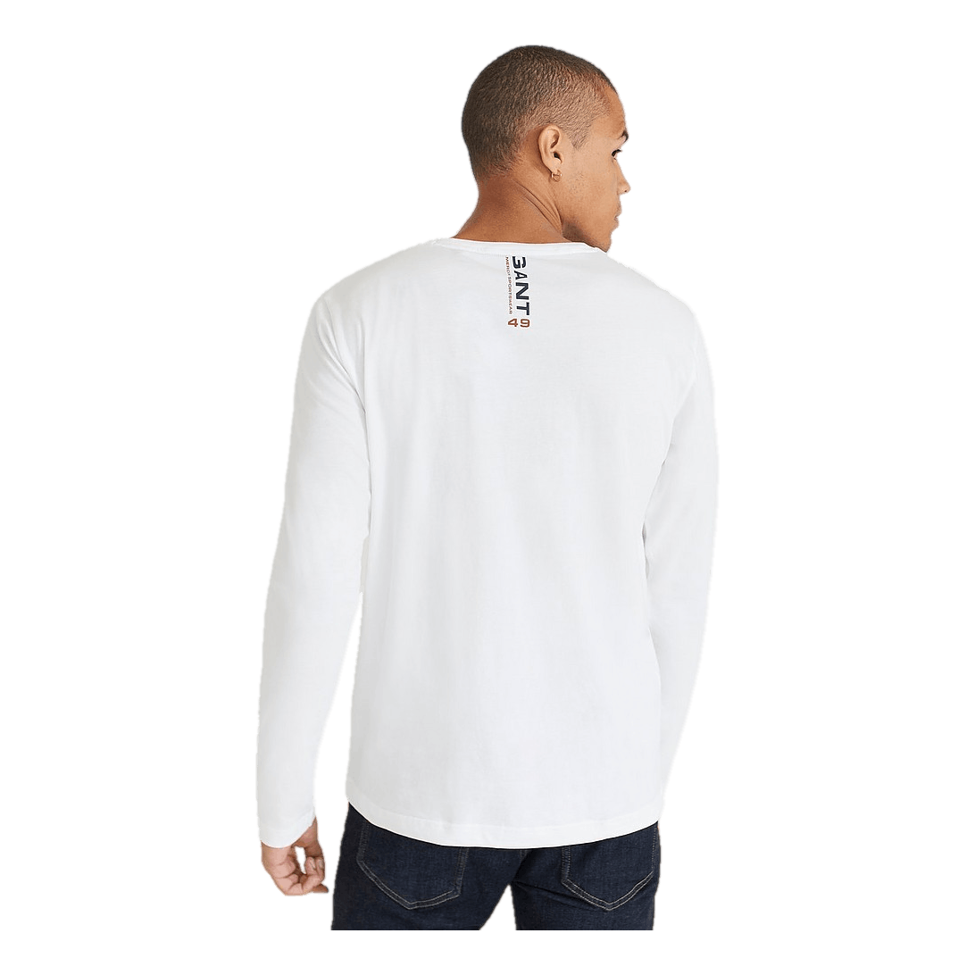 D1. Gant Retro Shield Ls T-shi