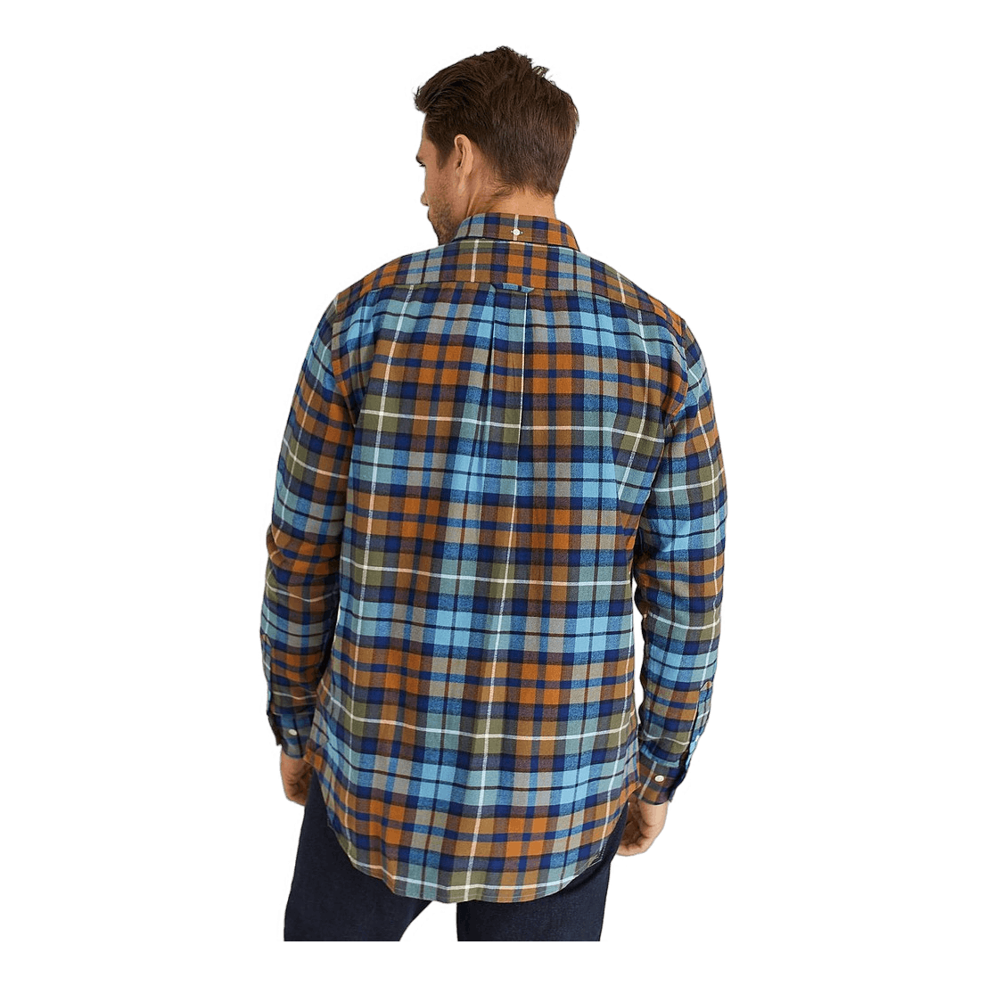 D1. Reg Flannel Check Bd Adriatic