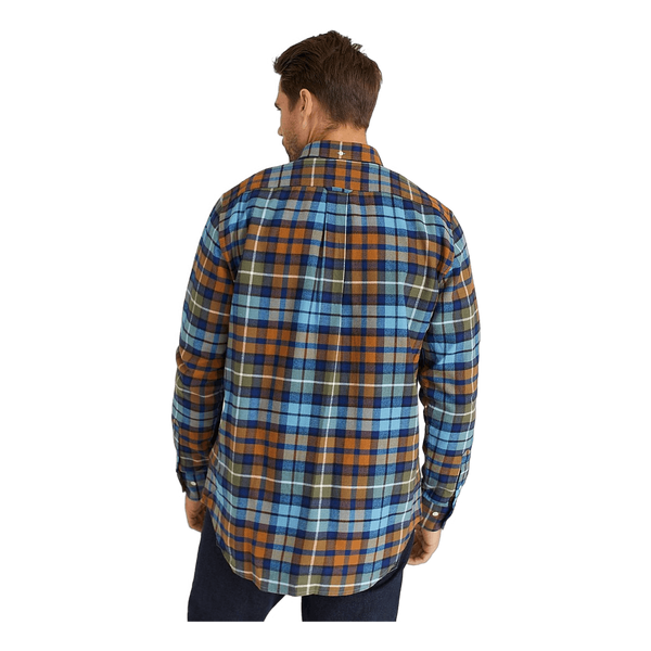 D1. Reg Flannel Check Bd Adriatic