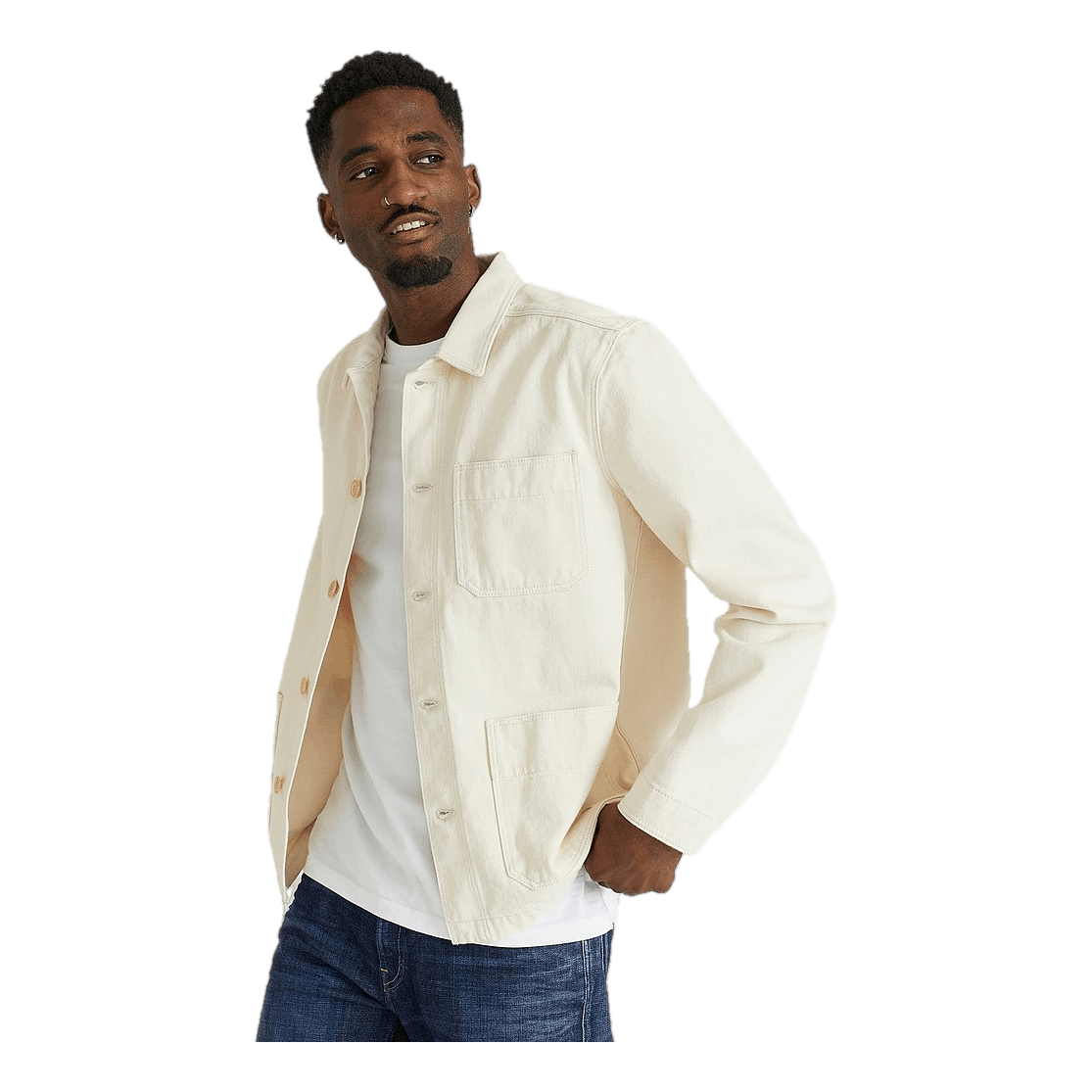 D1. Organic Twill Overshirt