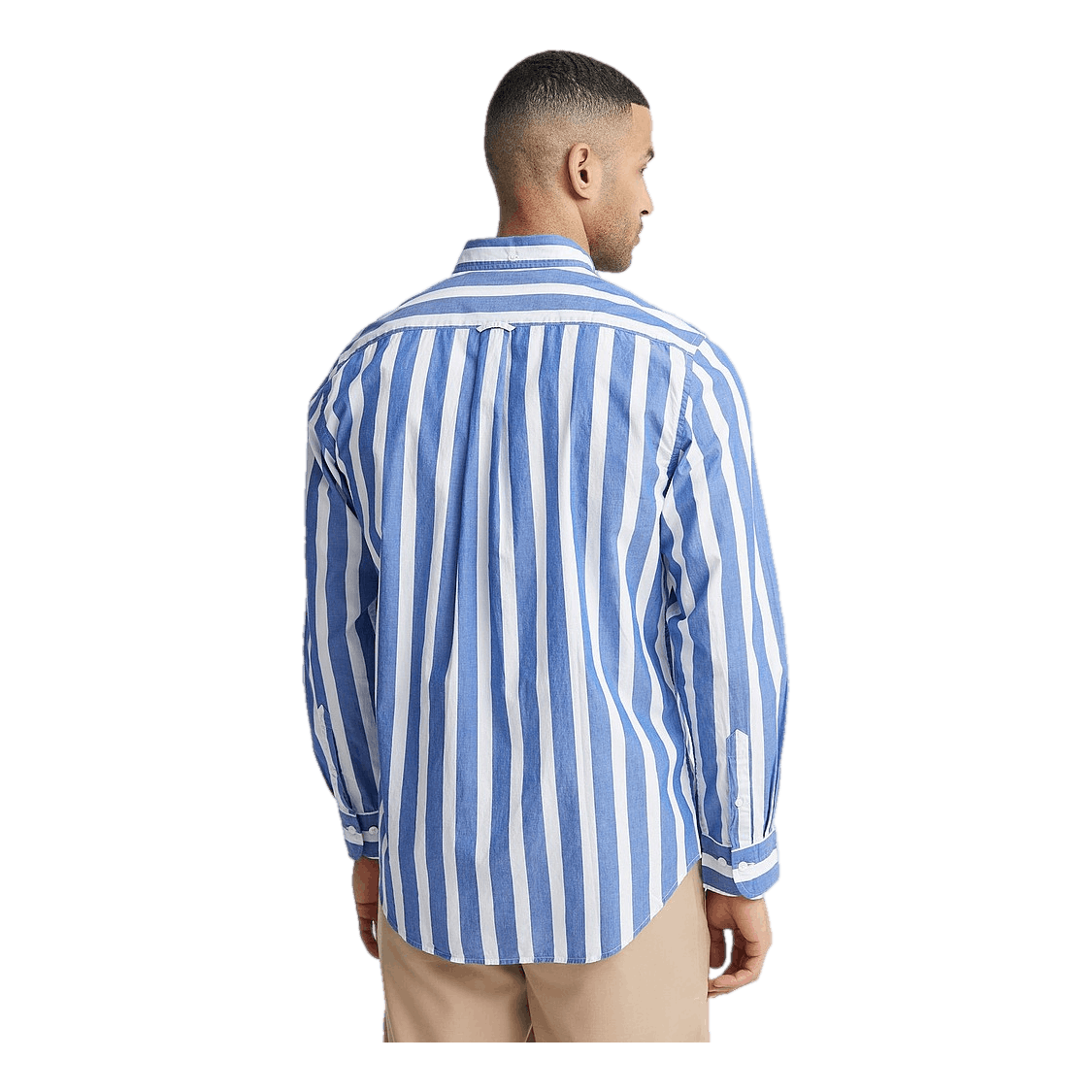 D2.reg Wide Poplin Stripe Bd College