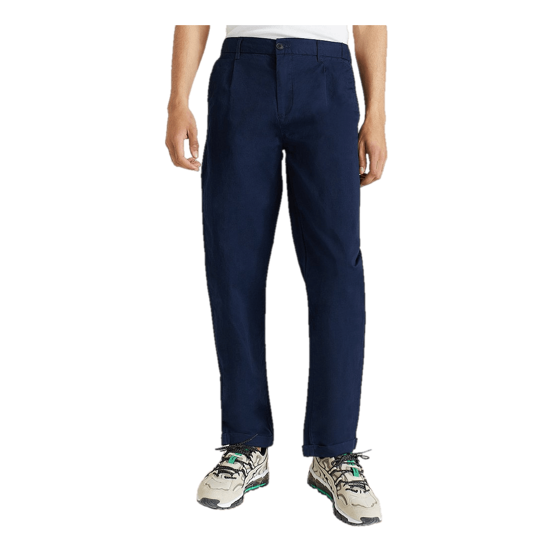 Les Deux Pino Linen Pants Dark