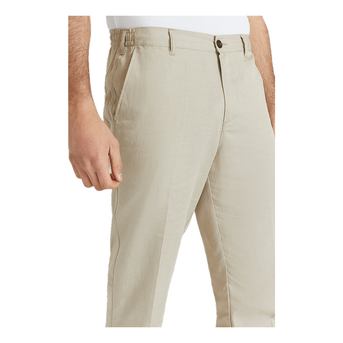 Les Deux Pino Linen-tencel Pants Dark