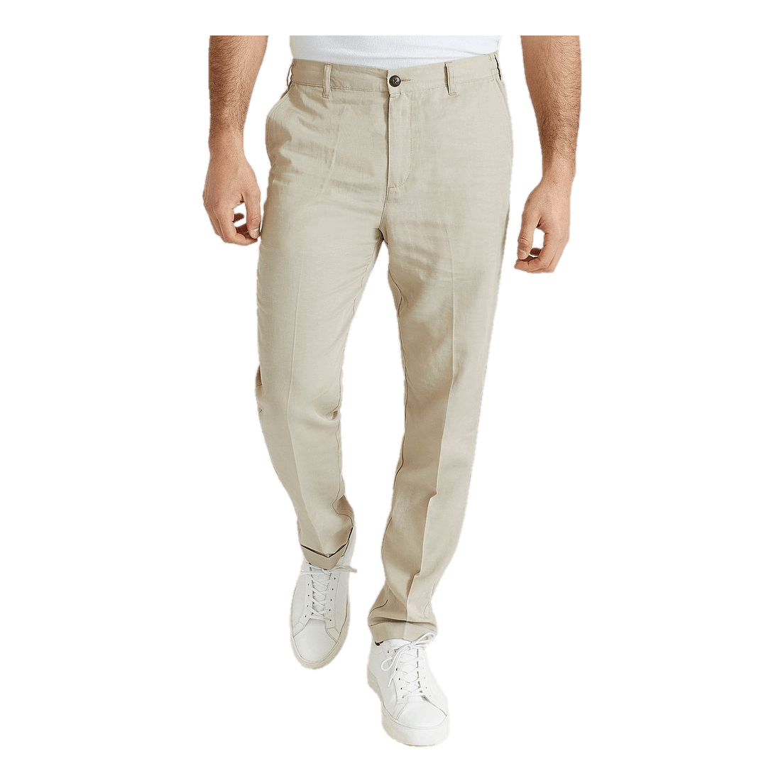 Les Deux Pino Linen-tencel Pants Dark