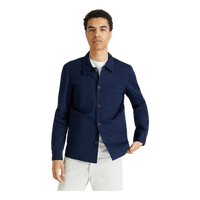 Les Deux Marseille Linen Jacket Dark