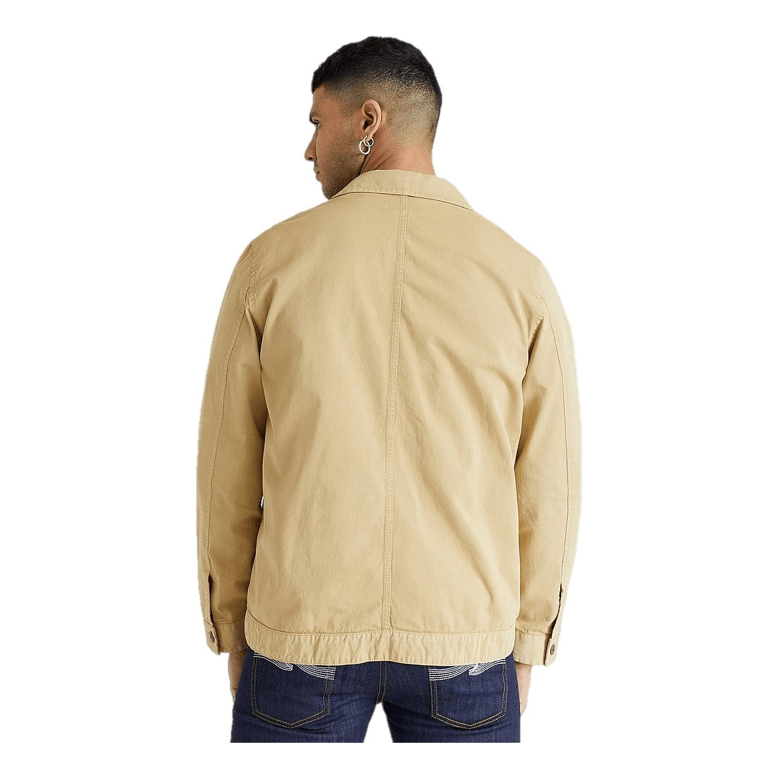 Nudie Jeans Colin Utility Overshirt Oat