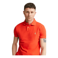 Polo Ralph Lauren Custom Slim Fit Mesh Polo 269 Tomato C5363