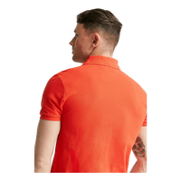 Polo Ralph Lauren Custom Slim Fit Mesh Polo 269 Tomato C5363