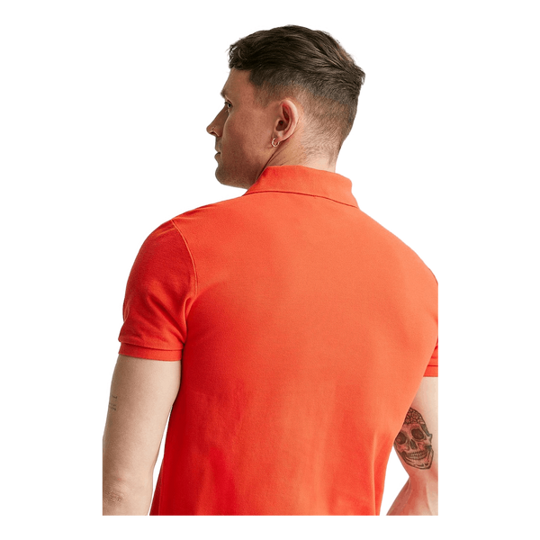 Polo Ralph Lauren Custom Slim Fit Mesh Polo 269 Tomato C5363