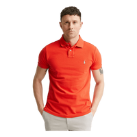 Polo Ralph Lauren Custom Slim Fit Mesh Polo 269 Tomato C5363