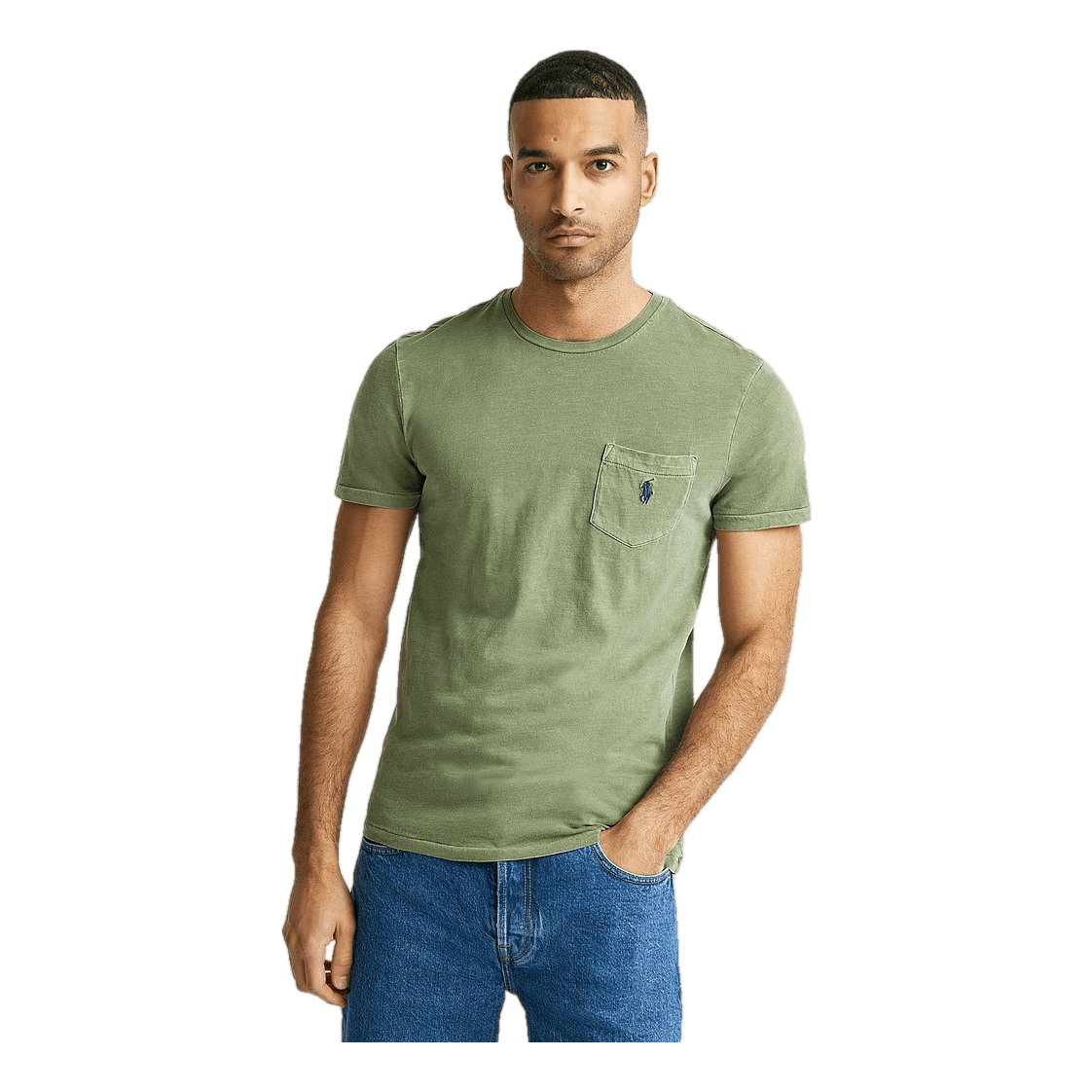 Polo Ralph Lauren Pocket Slub Jersey Tee 029 Army