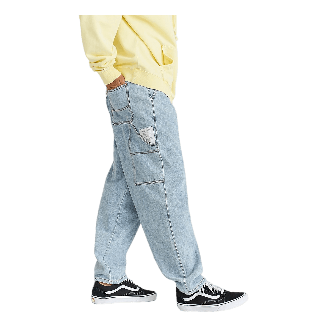 Oversized Denim Pants 500