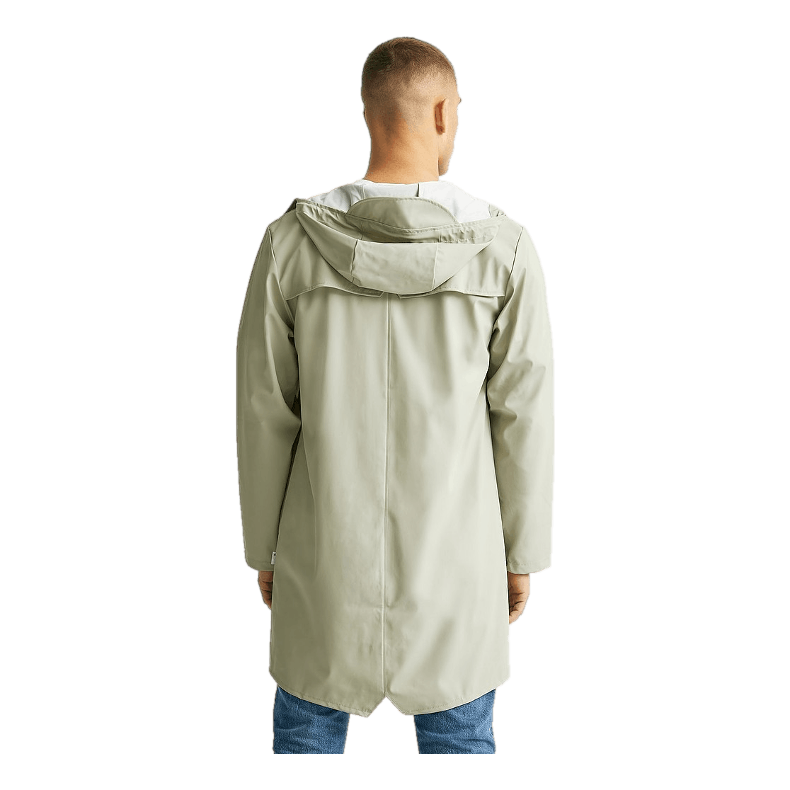 Rains Long Jacket 80 Cement