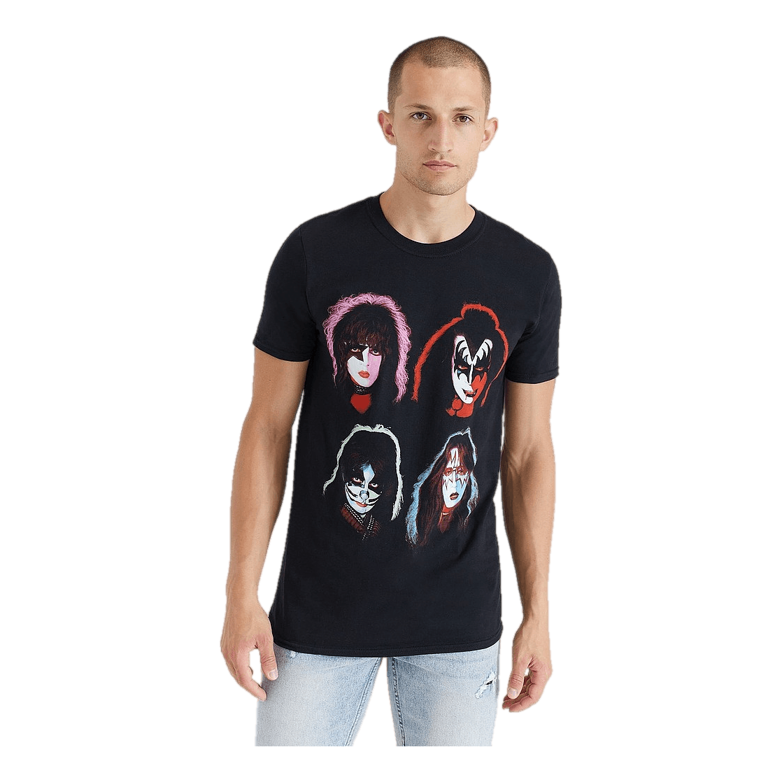Kiss Tee Faces
