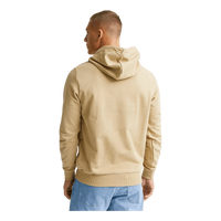 Calvin Klein Modern Front Logo Hoodie Pf2 - Travertine