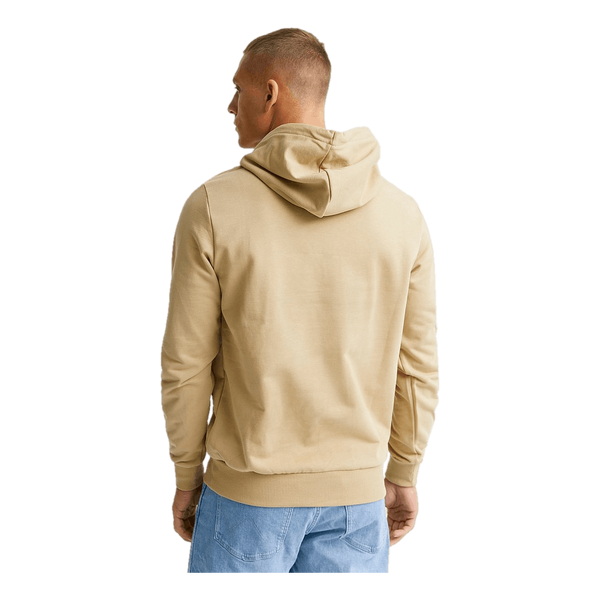 Calvin Klein Modern Front Logo Hoodie Pf2 - Travertine