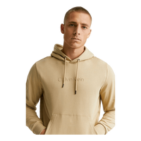 Calvin Klein Modern Front Logo Hoodie Pf2 - Travertine