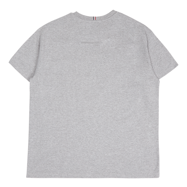Diego T-shirt Light Grey Melange/white