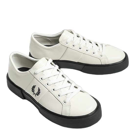 Fred Perry Exmouth Leather 254 Porcelain