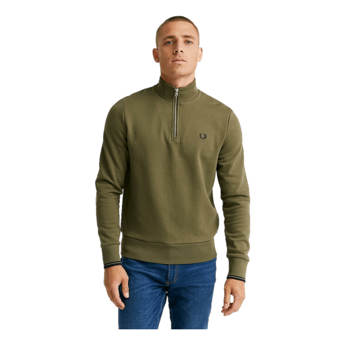 Fred Perry Half Zip Sweatshirt B57