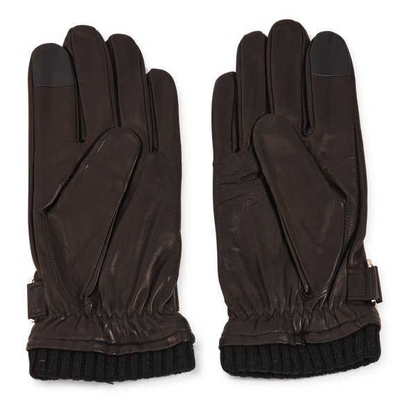 Leather Rivet Gloves Bax - Ck Black