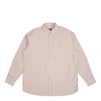 State Poplin Shirt Nougat Stripe Bloom