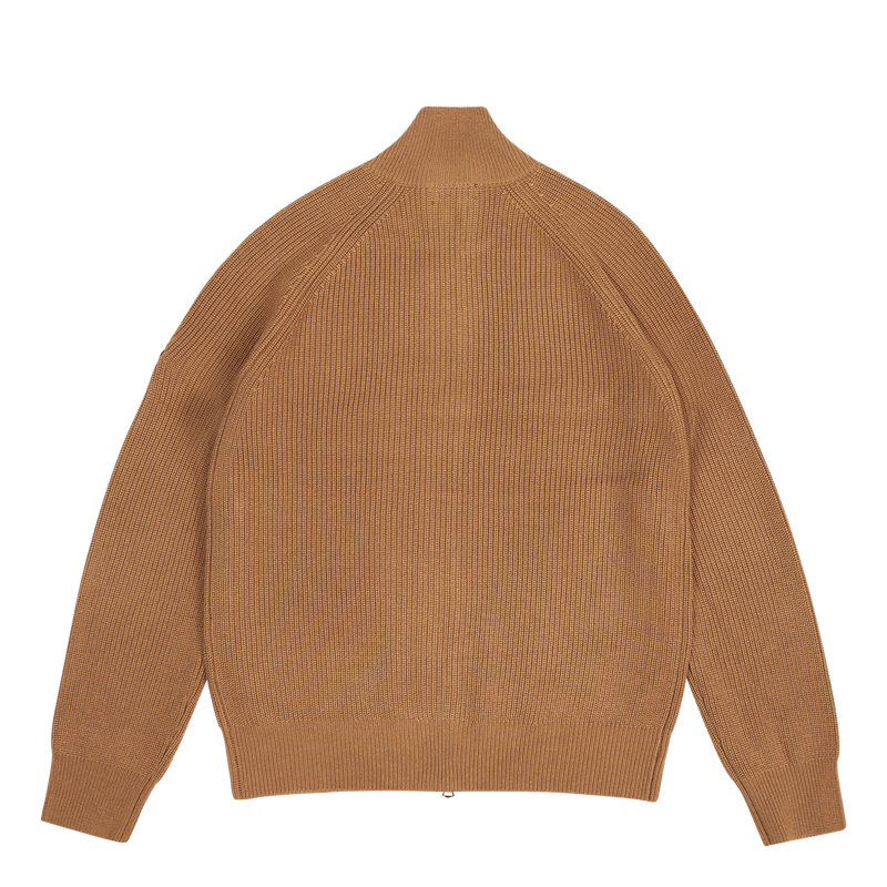Kyler Wool Blend Zip Tiger