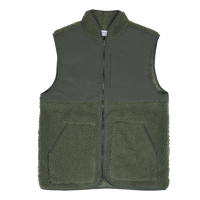 Recycled Pile Vest Forest