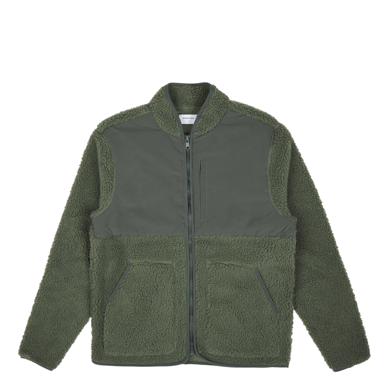 Studio Total Recycled Pile Jacket Forest
