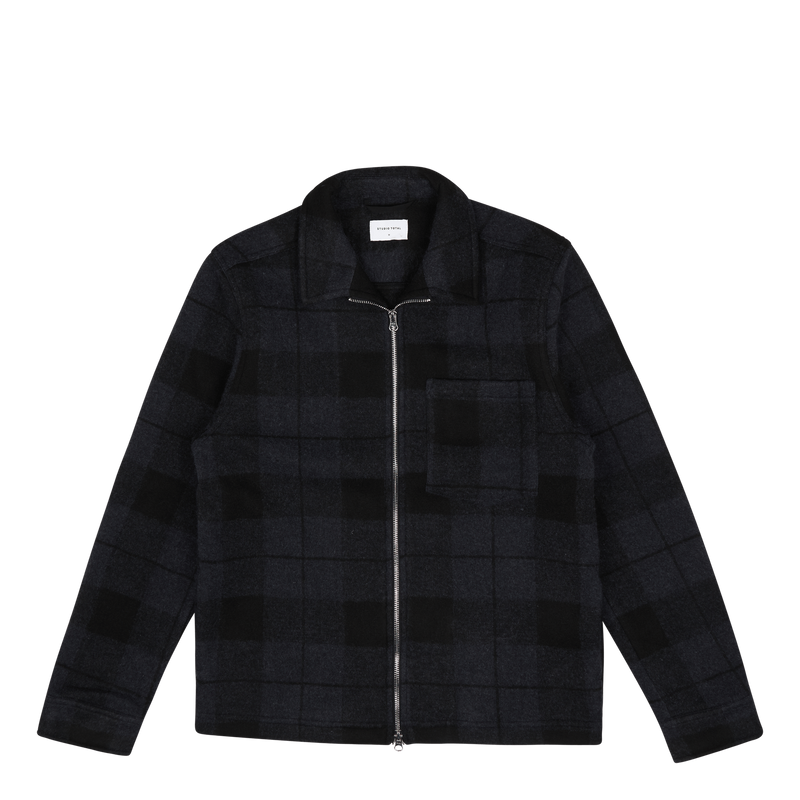 Studio Total Zip Check Overshirt