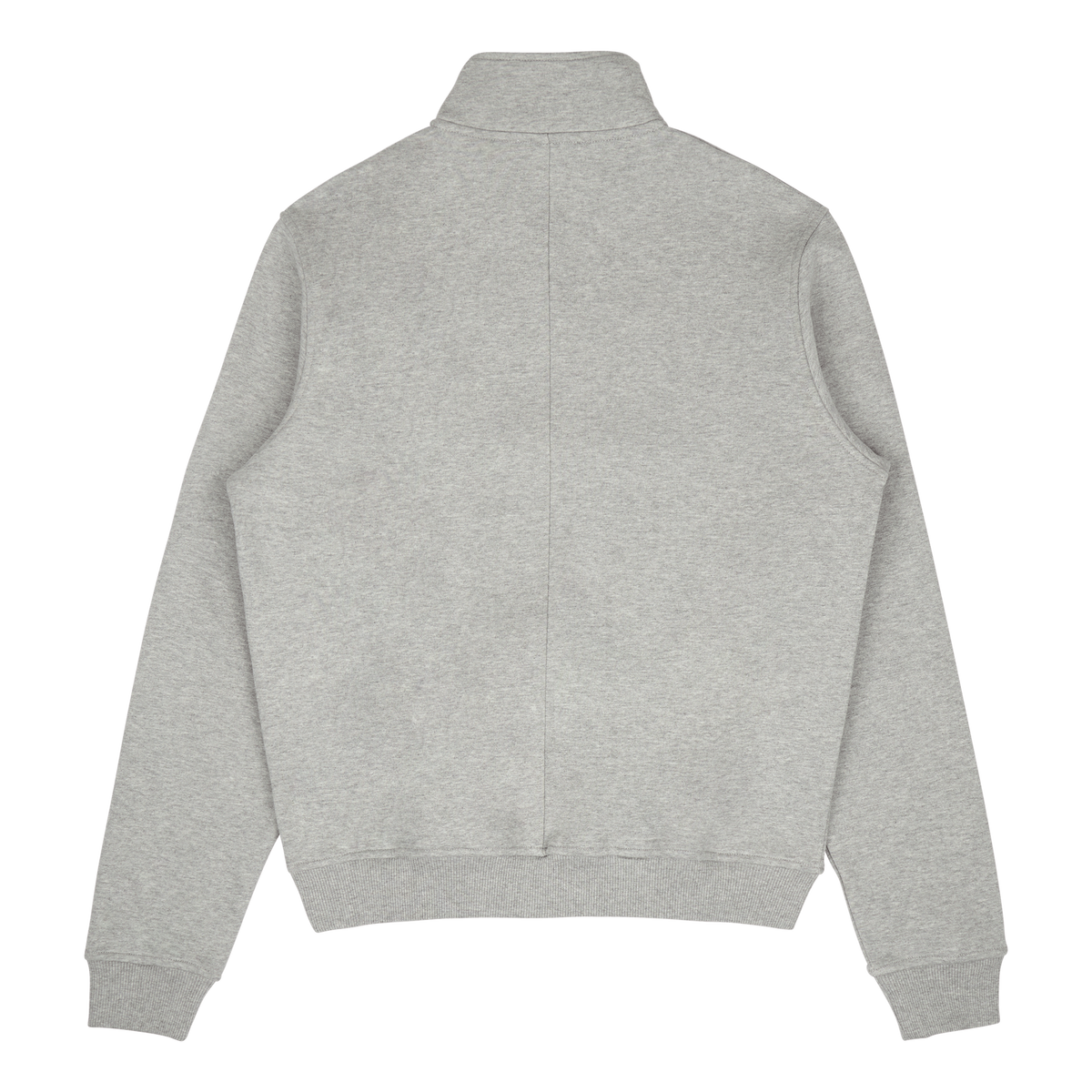 Les Deux Cedric Half-zip Sweatshirt Light Grey Mélange