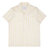 Les Deux Lawson Stripe Ss Shirt lemon Sorbet