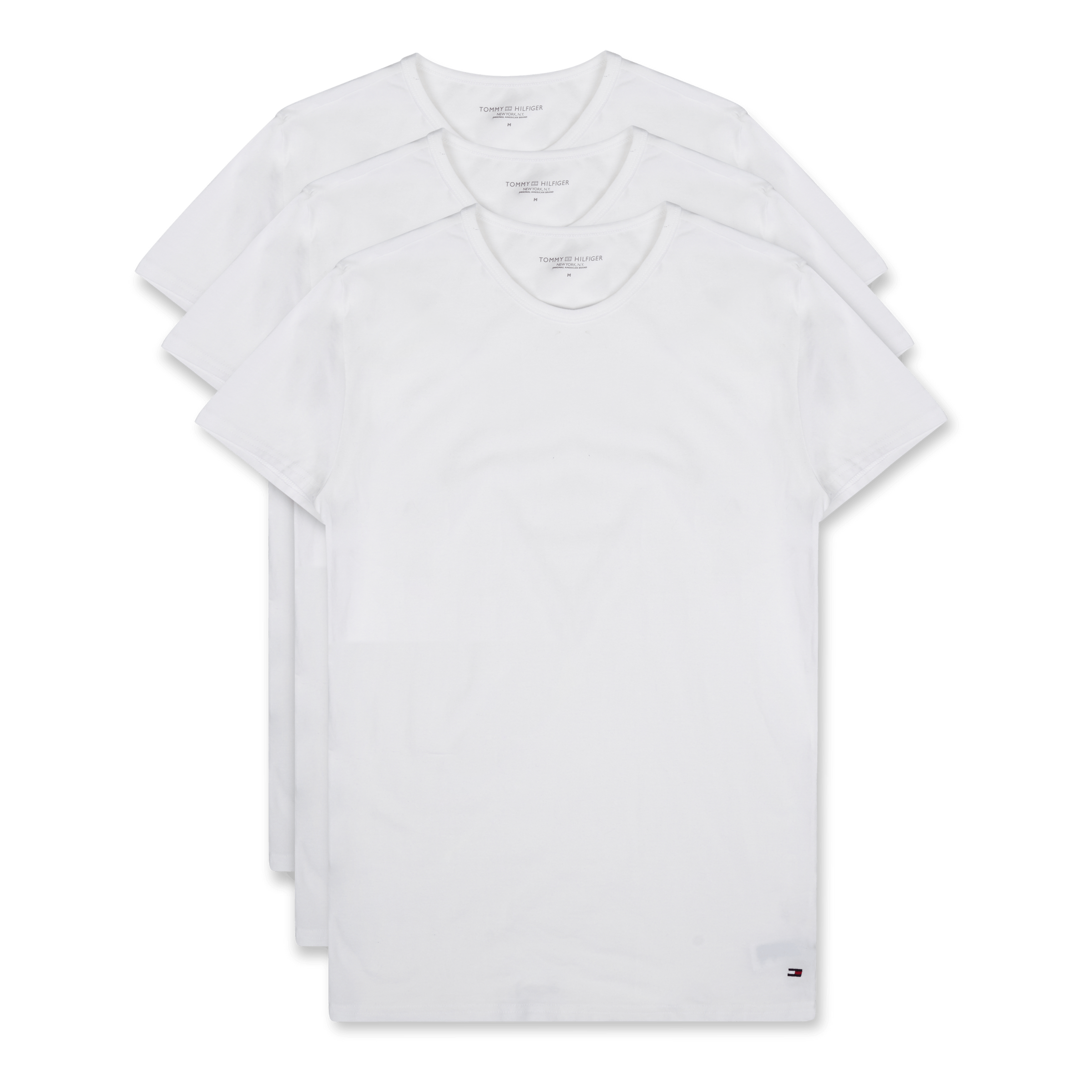 Stretch Cn Tee Ss 3pack 100 White – Stayhard.com
