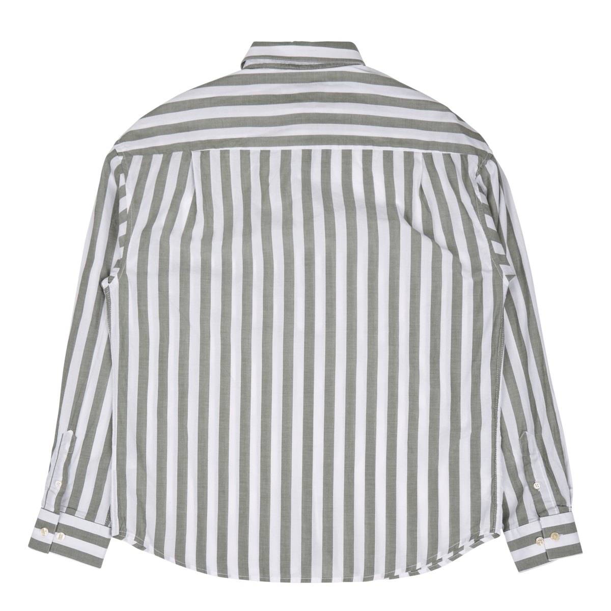 Harvey Ls Shirt 0058 Green Stripe