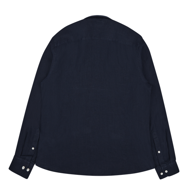 Clean Linen Slim Shirt 6855 Jl Navy