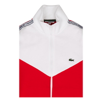 Lacoste Classic Fit Color Block Zip Sw Corrida