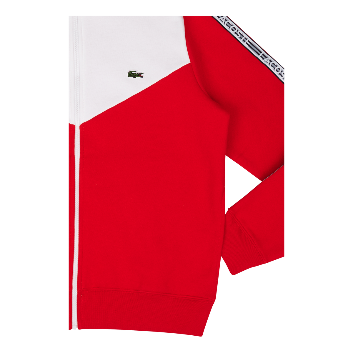 Lacoste Classic Fit Color Block Zip Sw Corrida