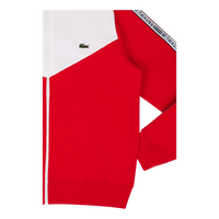 Lacoste Classic Fit Color Block Zip Sw Corrida