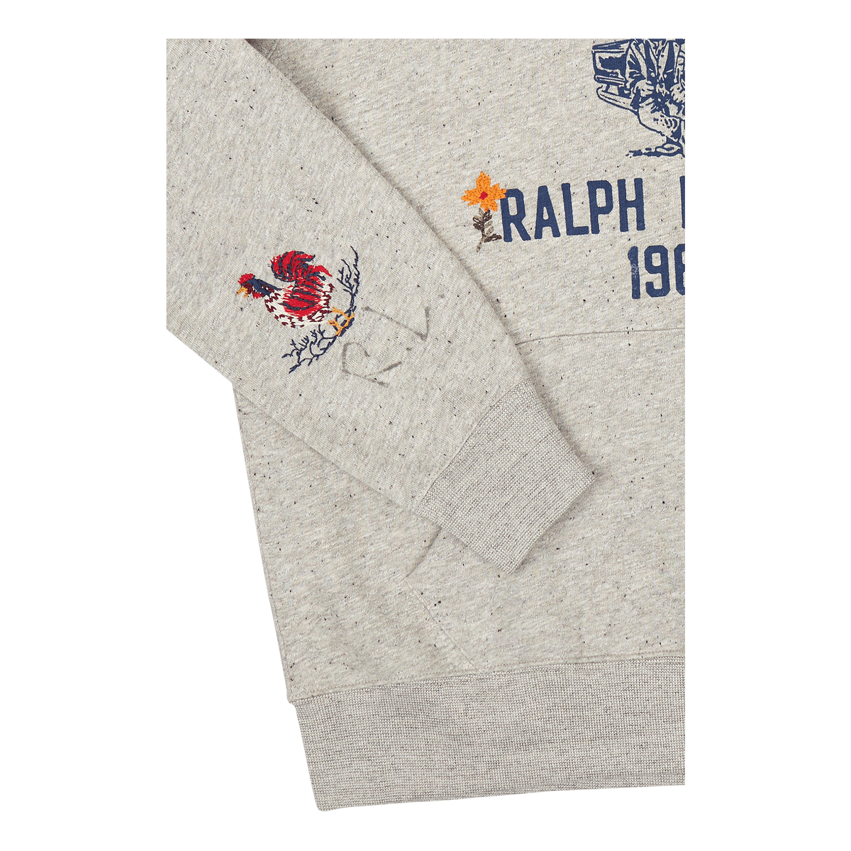 Polo Ralph Lauren Seeded Vintage Hoodie Brooklyn HtrVintage Htr