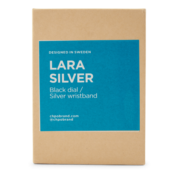 Lara Silver Silver/black