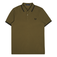 Fred Perry Twin Tipped Fp Shirt Q41 Unfrmgrn/black