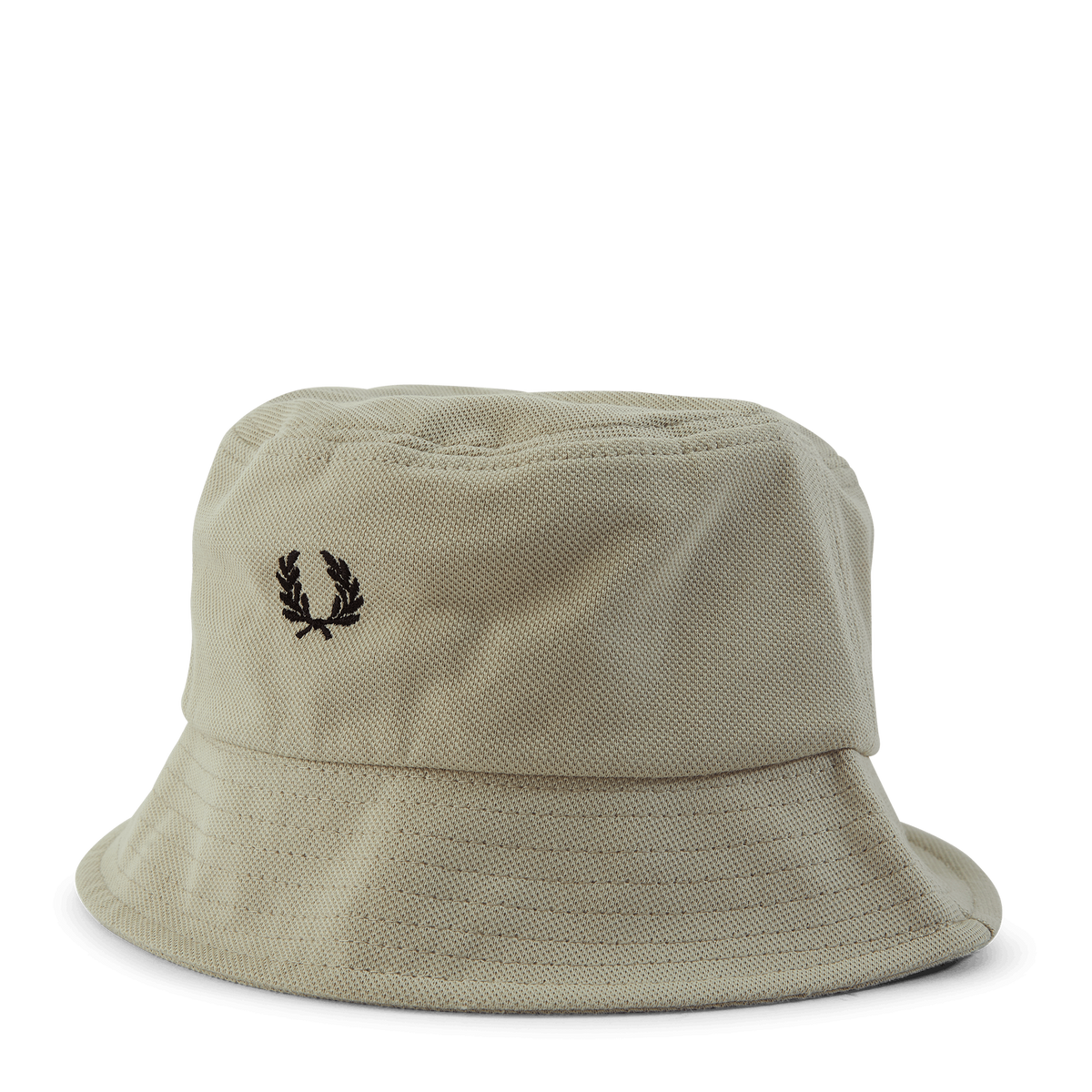 Fred Perry Pique Bucket Hat P04 Light Oyster