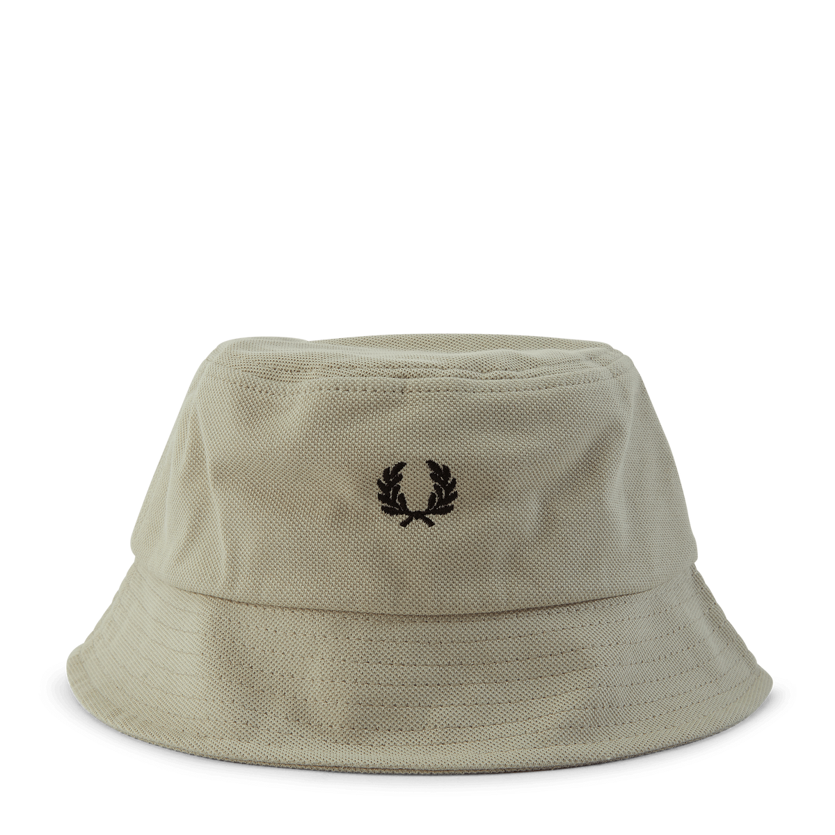 Fred Perry Pique Bucket Hat P04 Light Oyster