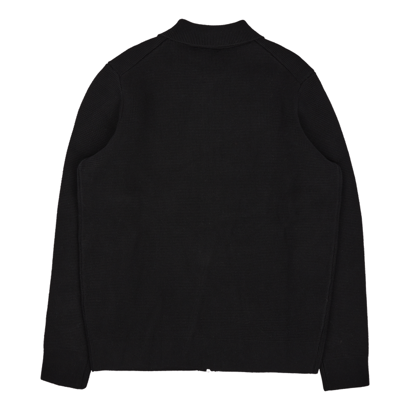 Lyle & Scott Milano Knit Zip Through Shirt Z865 Jet