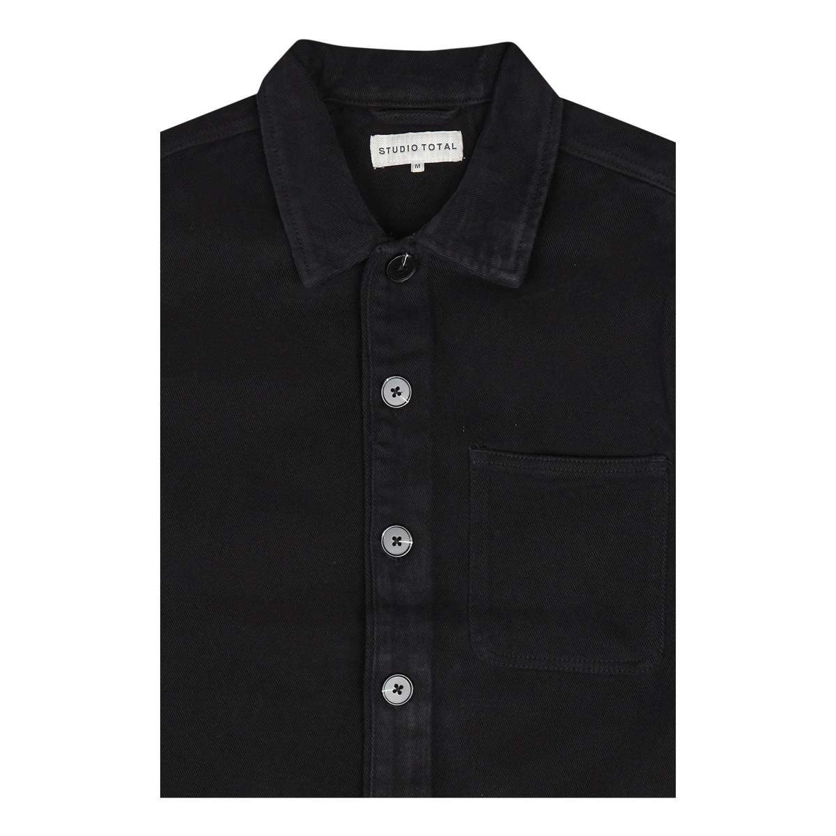 Favourite Twill Overshirt Black